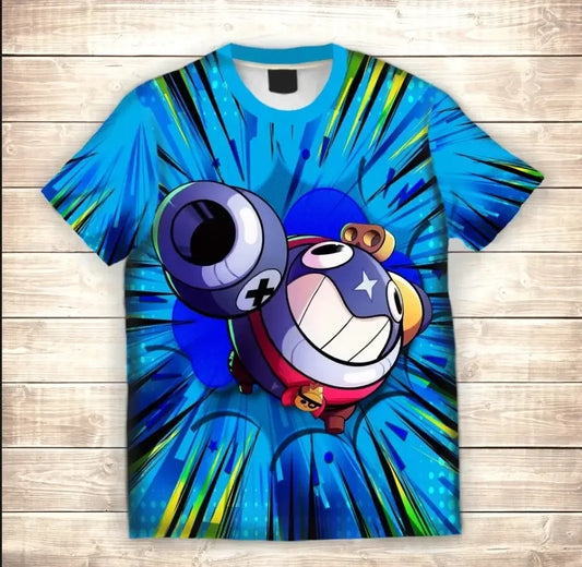 T-shirt 3D All Over Print Brawler Tick Brawl Stars