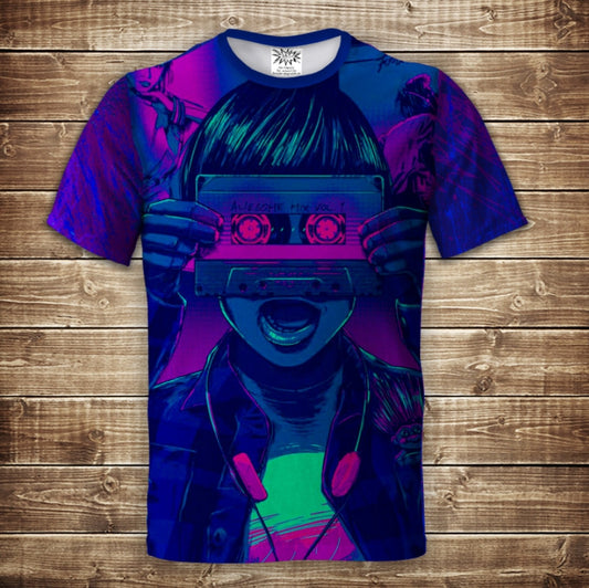 Camiseta 3D All Over Print Guardianes de la Galaxia: Awesome Mix