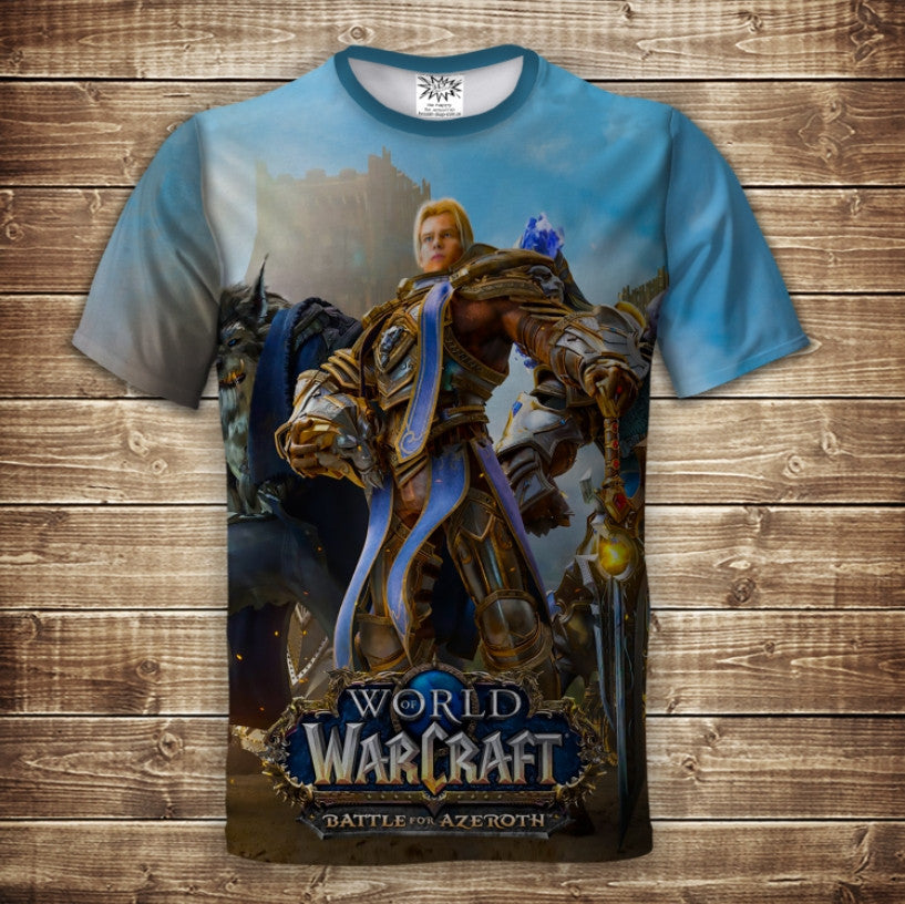 Camiseta 3D All Over Print El Mundo De Warcraft Battle For Azeroth