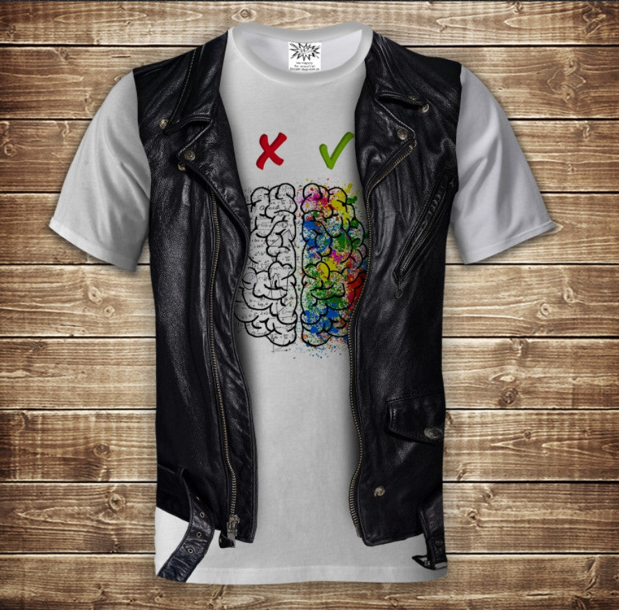 T-shirt 3D All Over Print 2-in-1 shirt + vest. I am an artist Adult and children's sizes.