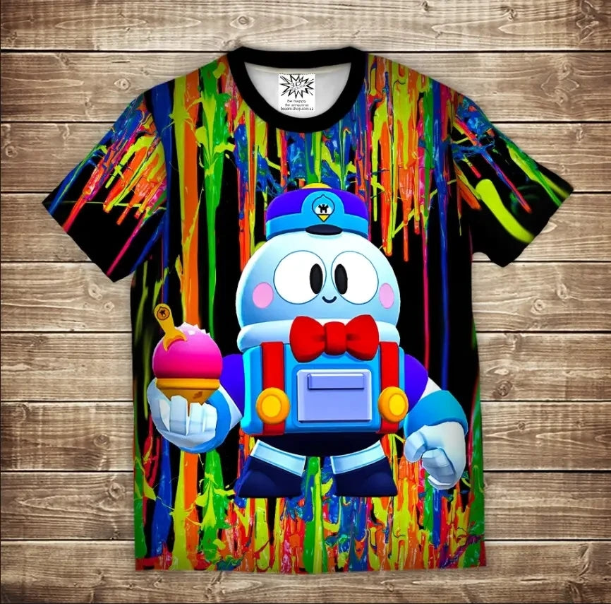 T-shirt 3D All Over Print Lou Brawl Stars