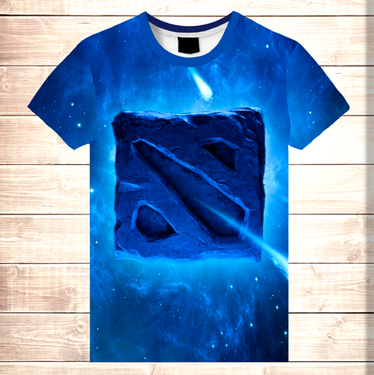 Camiseta 3D All Over Print Símbolo Dota