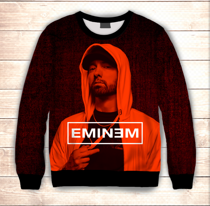 Camiseta 3D con estampado integral de cara de Eminem