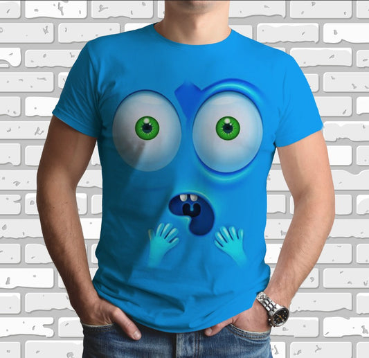 T-shirt 3D All Over Print with Emoticons Theme