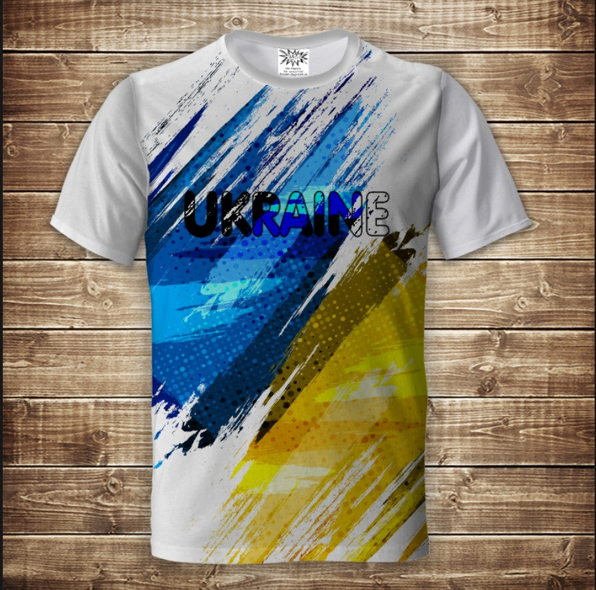 T-shirt 3D All Over Print Ukraine Adult and Children Sizes