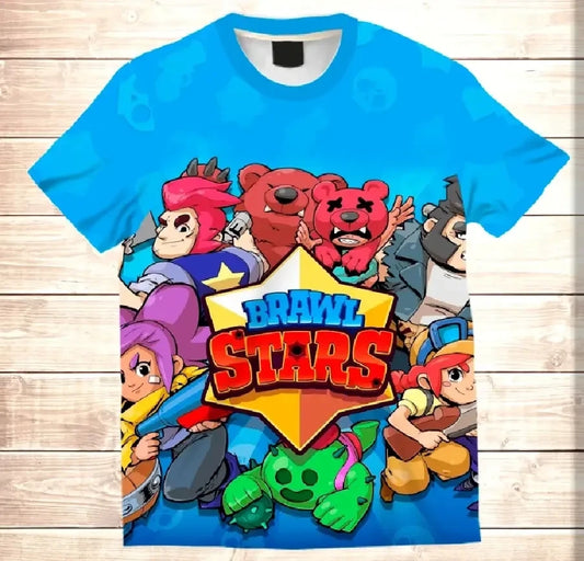 Camiseta 3D All Over Print Brawlers Talla 116 Envío en 24 horas