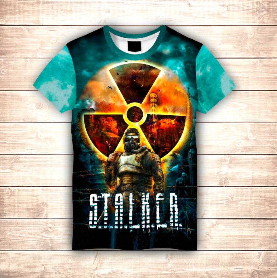 T-shirt 3D All Over Print S.T.A.L.K.E.R Anomaly