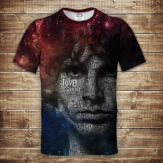 Camiseta 3D All Over Print Jim Morrison