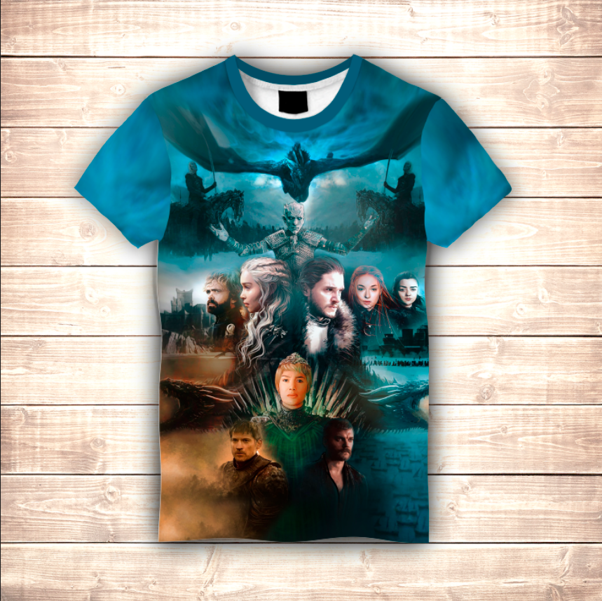 T-shirt 3D All Over Print Game of Thrones