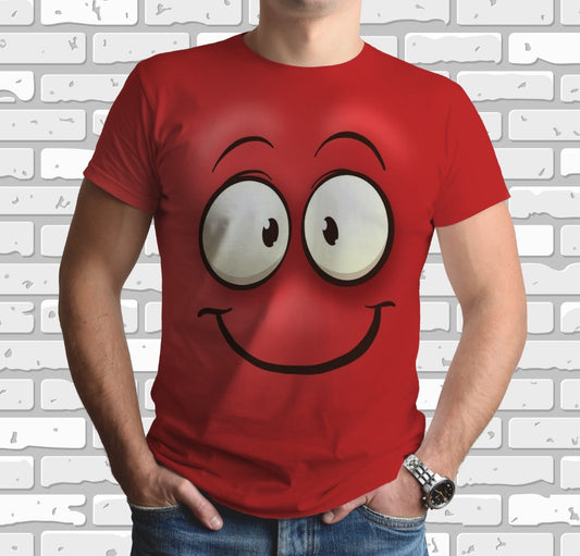 Camiseta 3D All Over Print con tema de emoticonos