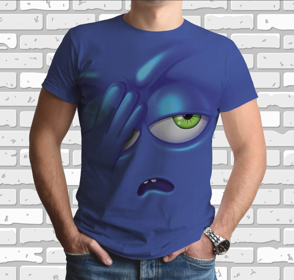 T-shirt 3D All Over Print with Emoticons Theme