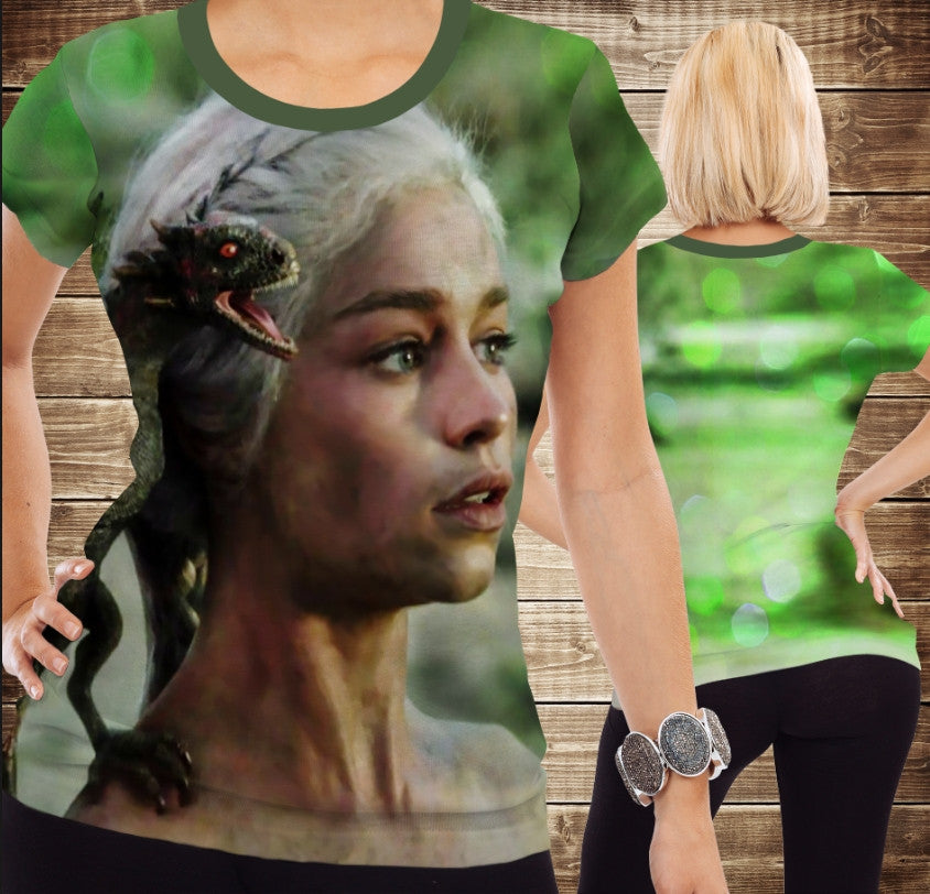 Camiseta 3D All Over Print Daenerys Targaryen