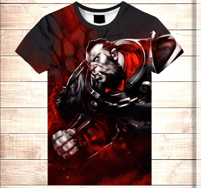 Camiseta 3D All Over Print Dota 2 Lycan