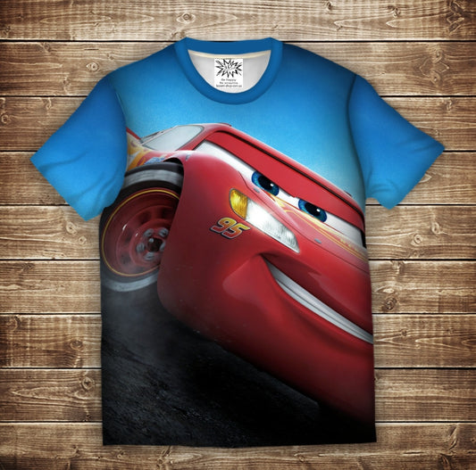 Camiseta 3D All Over Print CARS 3