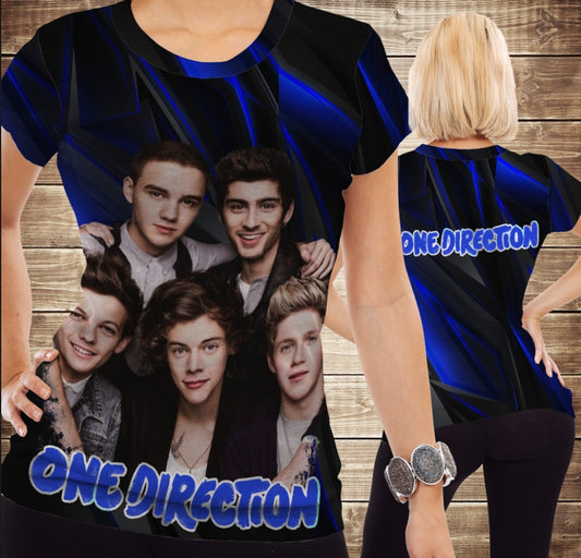 Camiseta 3D All Over Print con estampado One Direction