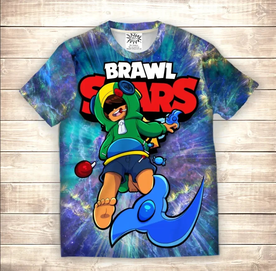 Camiseta 3D All Over Print Super Leon 2020 Brawl Stars