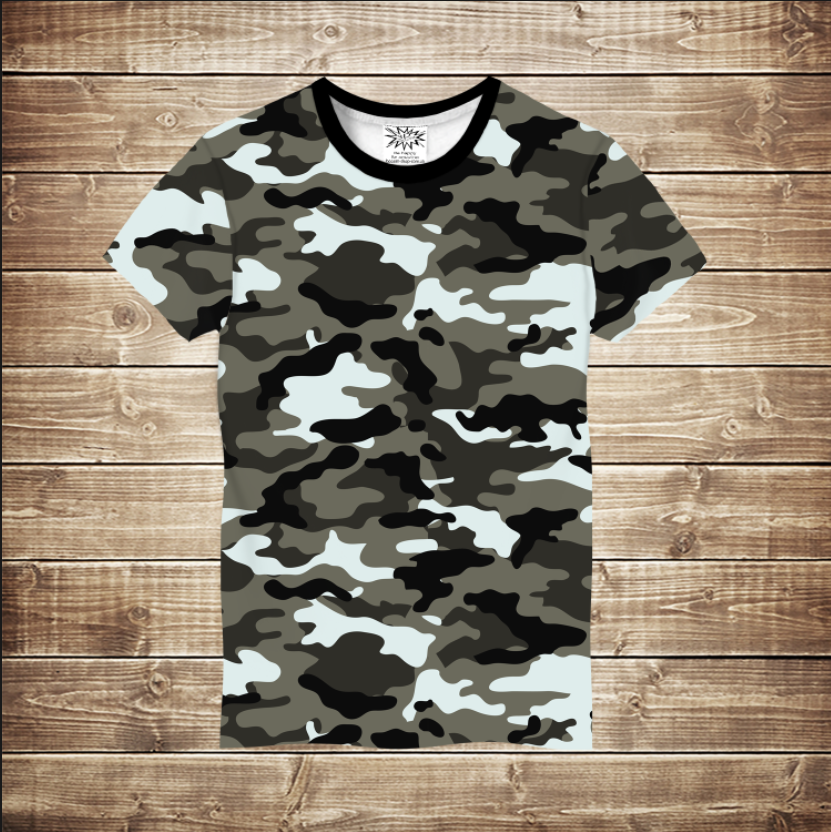 T-shirt 3D All Over Print Dora Camouflage