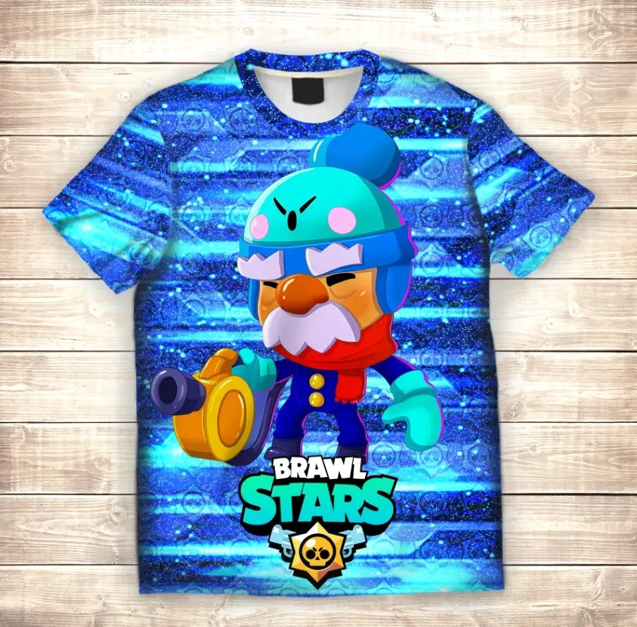 Camiseta 3D All Over Print Gale Brawl Stars