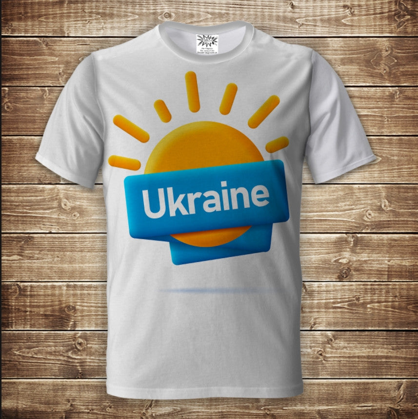 T-shirt 3D All Over Print Ukraine _001 Adult and Children Sizes