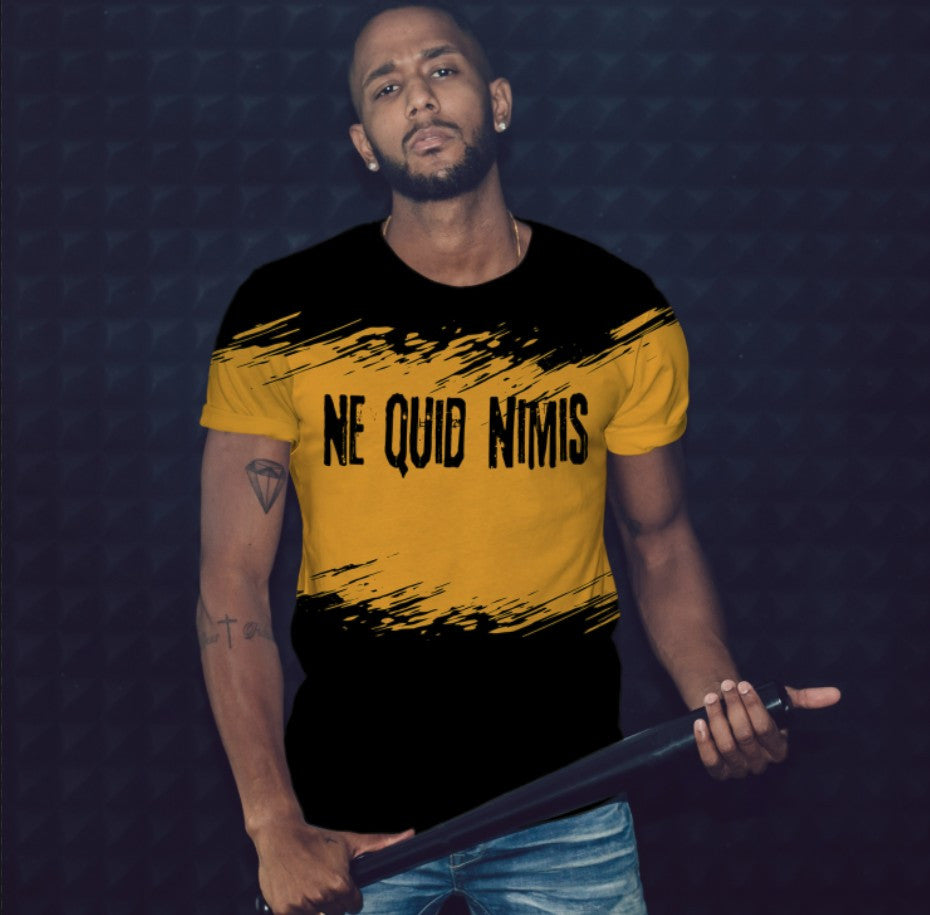 Camiseta 3D All Over Print temática Ne quid nimis