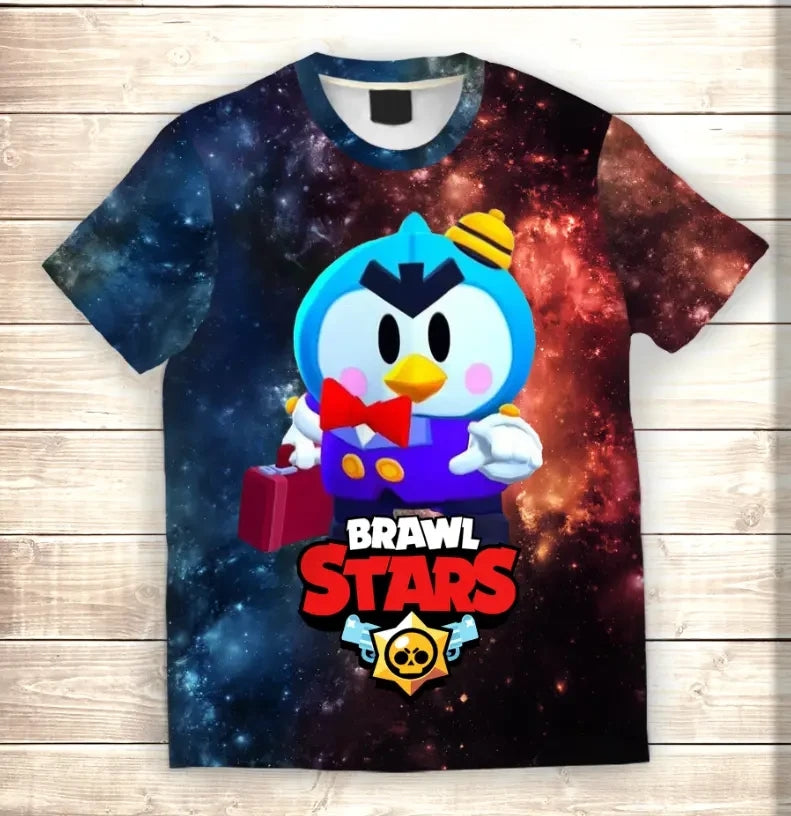 Футболка 3D All Over Print MR.P Brawl Stars