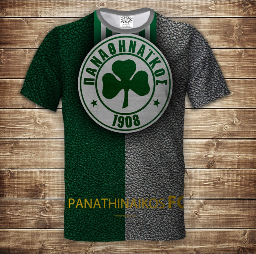 Camiseta 3D All Over Print Panathinaikos Atenas