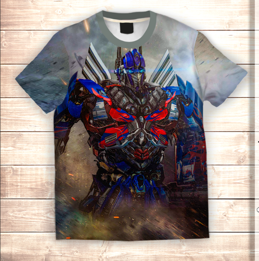 Camiseta 3D All Over Print TRANSFORMERS OPTIMUS PRIME PERSONS