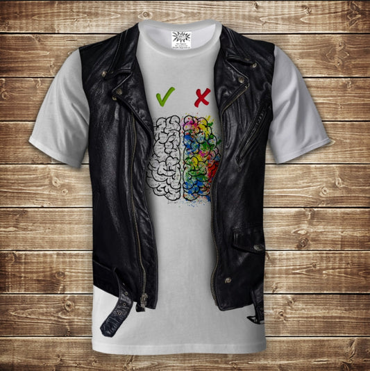 Camiseta 3D All Over Print Camiseta 2 en 1 + chaleco. Tallas para adultos y niños.