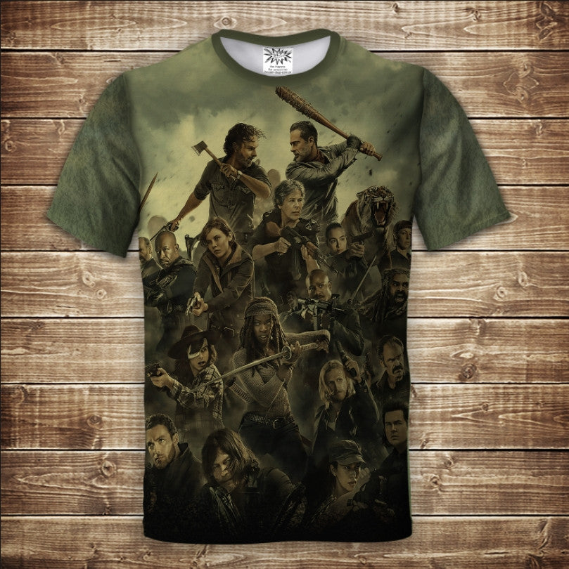 Camiseta 3D All Over Print RICK The Walking Dead