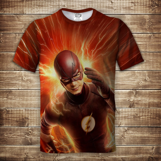 T-shirt 3D All Over Print The Flash - Flash