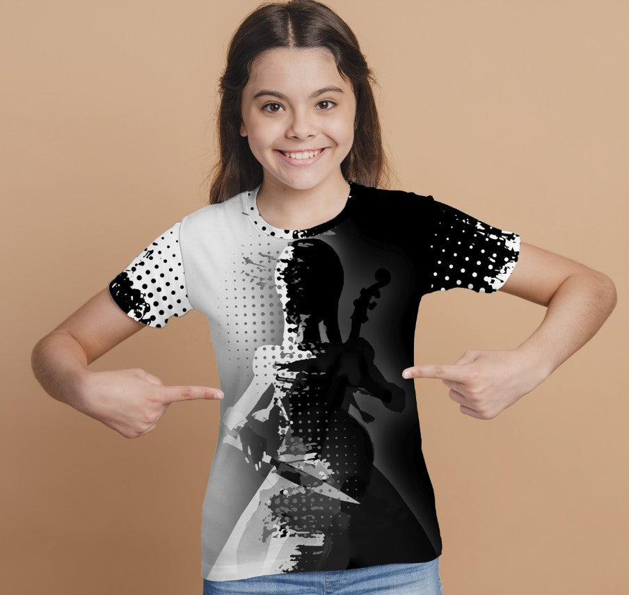 Camiseta 3D All Over Print con el estampado de Wednesday Addams y Enit Wednesday Addams.