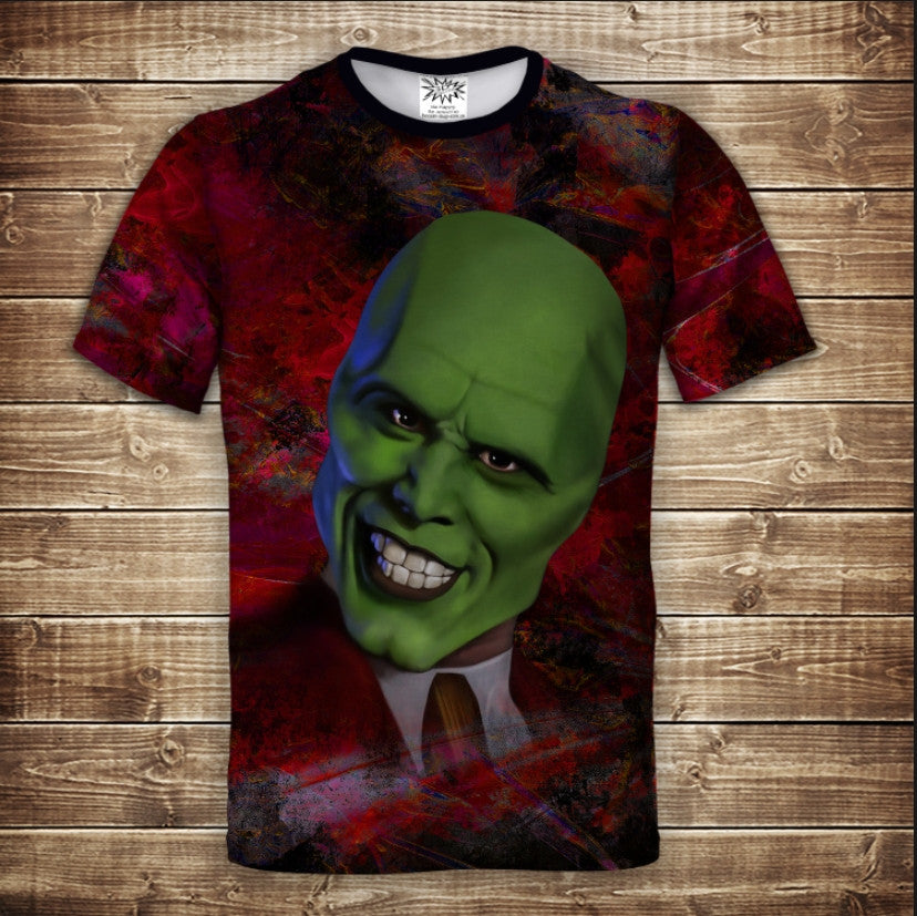 T-shirt 3D All Over Print: Mask. Adult and Children's sizes.