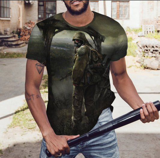 Camiseta 3D All Over Print STALKER