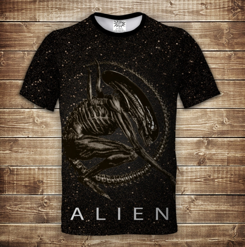 T-shirt 3D All Over Print Alien