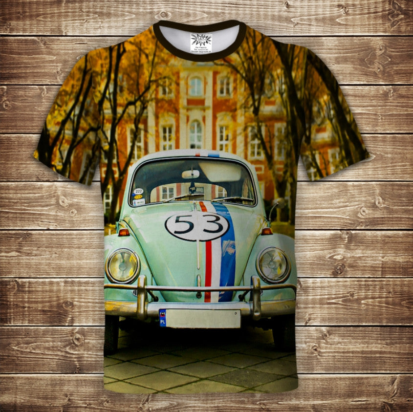 Camiseta 3D All Over Print Vintage Volkswagen