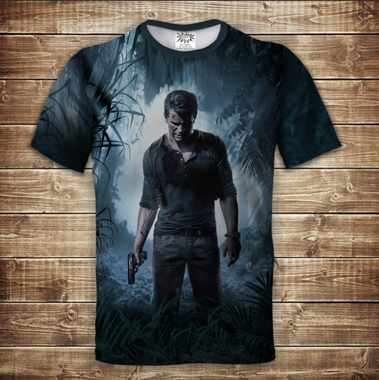 T-shirt 3D All Over Print UNCHARTED 4