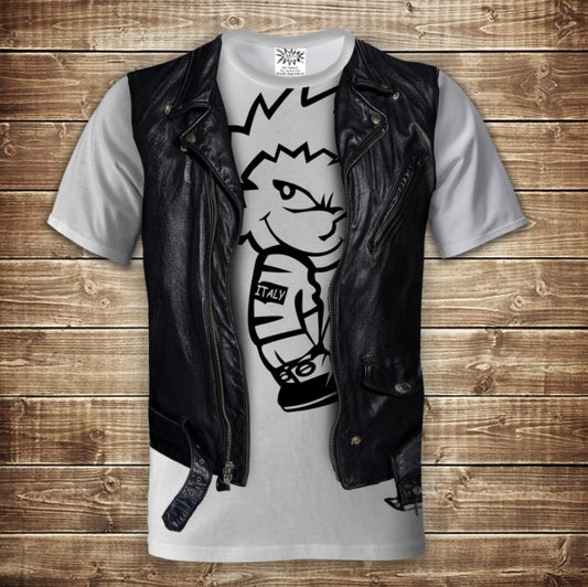 T-shirt 3D All Over Print 2-in-1 shirt + vest Bad Boy Adult and children's sizes