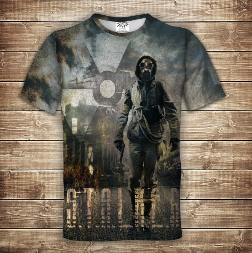 T-shirt 3D All Over Print S.T.A.L.K.E.R. Ruins of the City