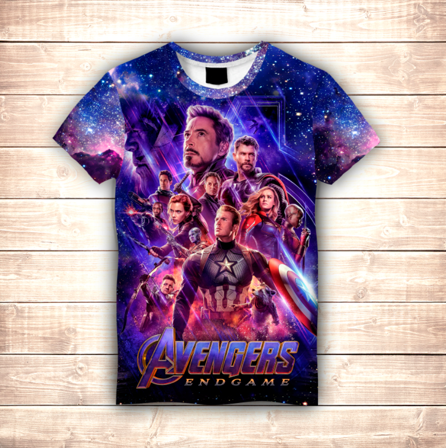 Футболка 3D All Over Print AVENGERS: ENDGAME