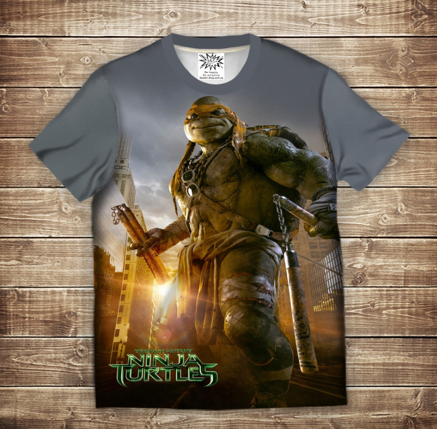 T-shirt 3D All Over Print Michelangelo Ninja Turtle