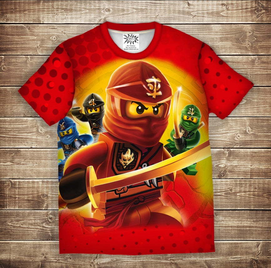 Camiseta 3D All Over Print LEGO NINJAGO