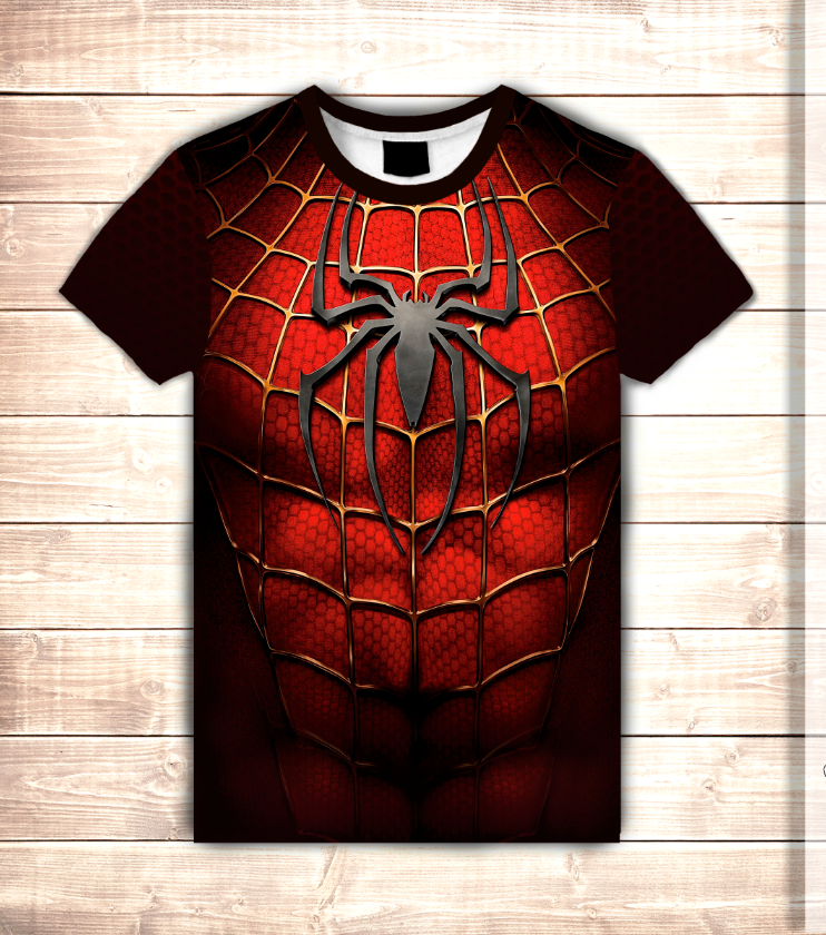 T-shirt 3D All Over Print Spiderman Armor