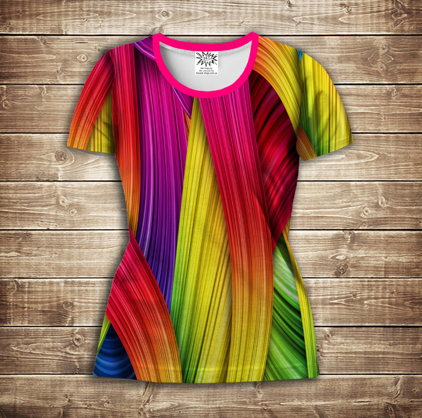 T-shirt 3D All Over Print Rainbow Color