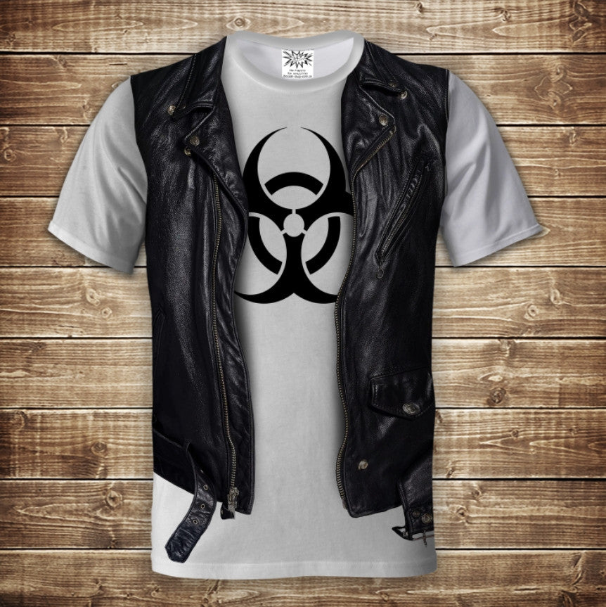 T-shirt 3D All Over Print 2-in-1 shirt + vest. Toxic Adult and children's sizes.