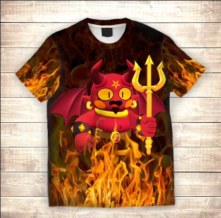 T-shirt 3D All Over Print Evil Gine