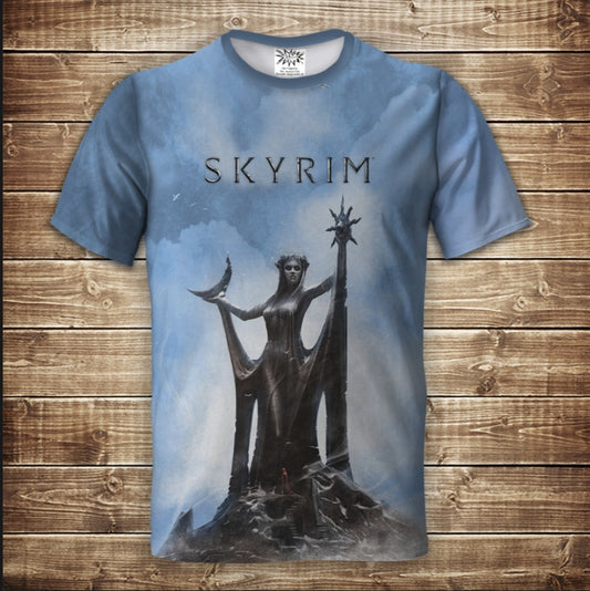 Футболка 3D All Over Print Skyrim AZURA