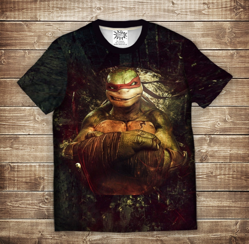 T-shirt 3D All Over Print Raphael Ninja