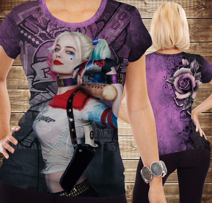 Футболка 3D All Over Print Harley Quinn