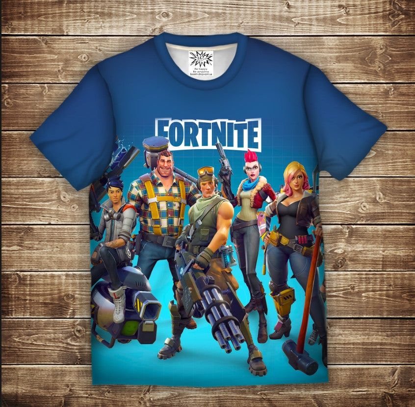 Футболка 3D All Over Print Fortnite