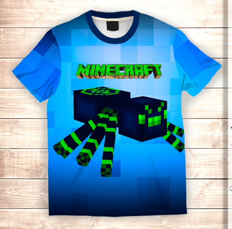 T-shirt 3D All Over Print MINECRAFT Spider